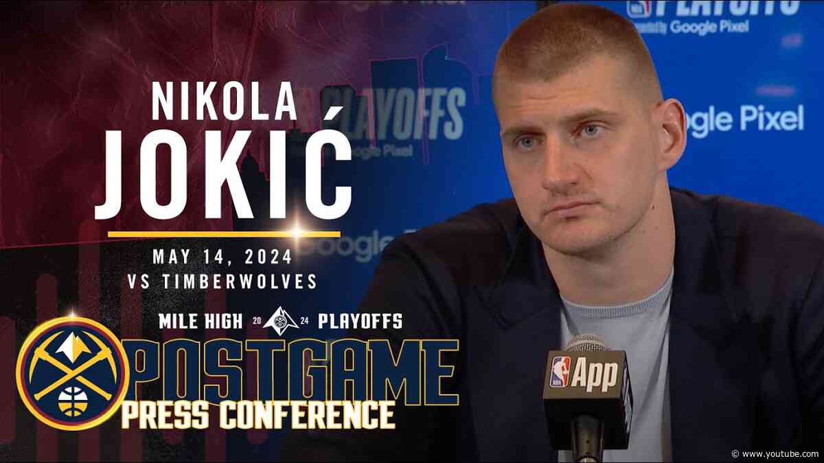 Nikola Jokić Full Post Game Five Press Conference vs. Timberwolves 🎙