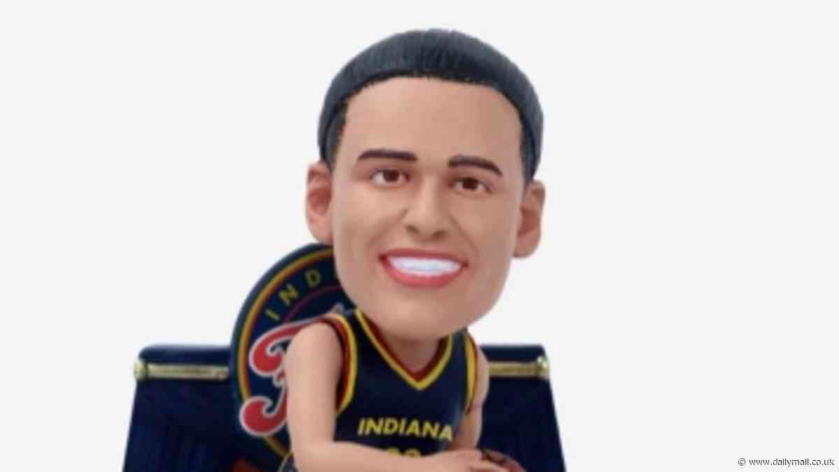 Fans roast Caitlin Clark bobblehead doll that looks nothing like Indiana Fever star: 'That's Klay Thompson'