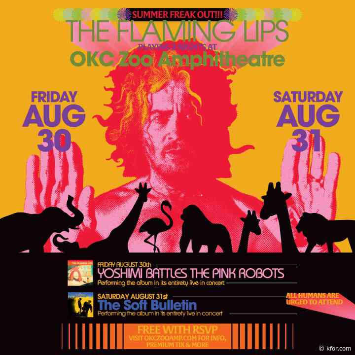 The Flaming Lips to play two nights at OKC Zoo Amphitheatre