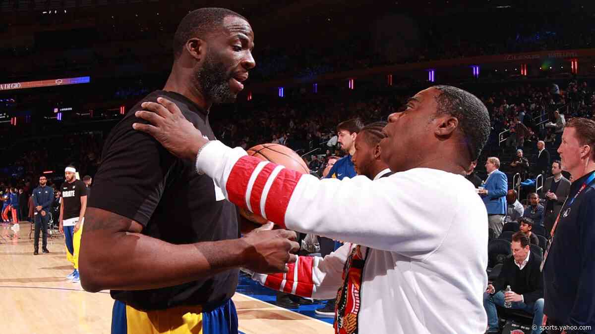 Tracy Morgan hilariously confronts Draymond for Knicks playoff take
