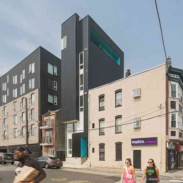 ISA creates skinny metal-clad apartment building in Philadelphia