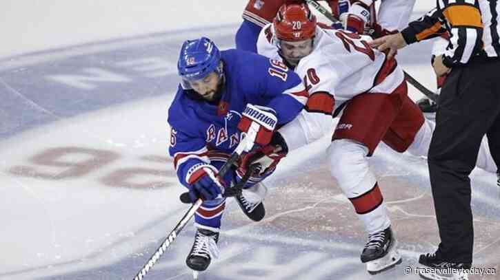 The New York Rangers were headed for another sweep. Now they’re fighting to close out Carolina