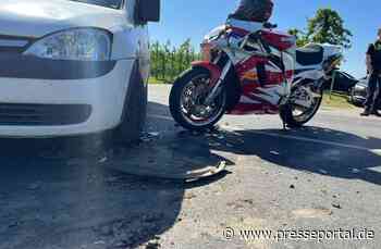 POL-STD: Motorradfahrer bei Unfall im Alten Land schwer verletzt
