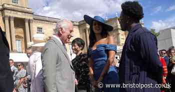 Maya Jama asks King if he watches Love Island during Buckingham Palace garden party