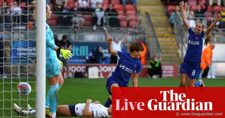 Tottenham 0-1 Chelsea: Women’s Super League – live reaction