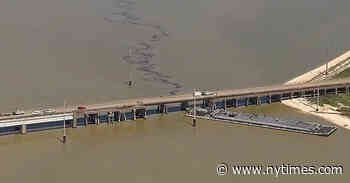 Barge Strikes Bridge in Galveston, Texas, Causing Oil Spill