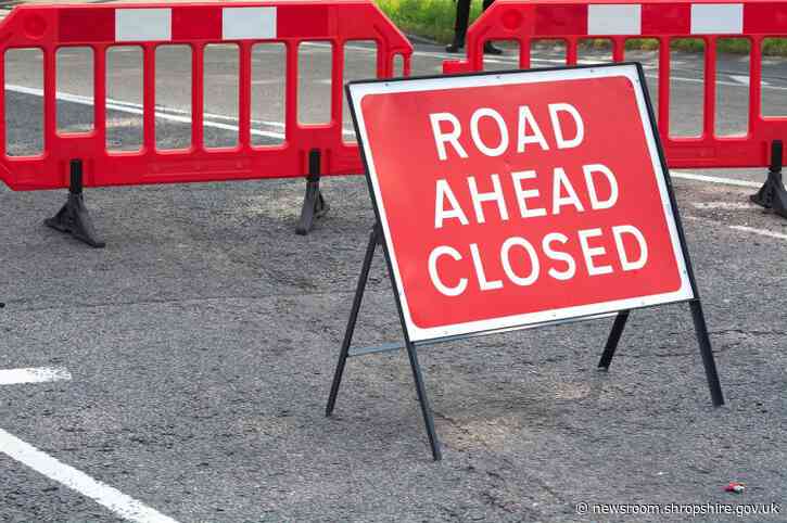 Road closures in Shrewsbury town centre this Sunday for maintenance work