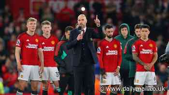Erik ten Hag issues passionate rallying cry in on-pitch speech to Man United fans as he battles to convince Sir Jim Ratcliffe and INEOS he is the right man for the job