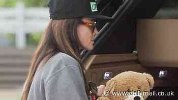 Kyle Richards finds comfort in adorable teddy bear - after THAT harrowing encounter with rat that climbed onto her car