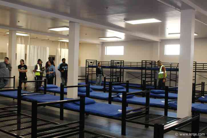 Amazon volunteers build beds for Westside Emergency Housing Center