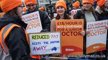 Junior doctors enter crunch talks with Government in bid to end pay dispute following months of strike action which saw tens of thousands of operations and appointments cancelled