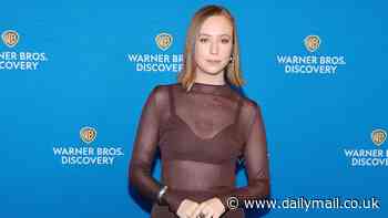 Hacks star Hannah Einbinder turns heads in a sheer brown dress at Warner Bros. Discovery Upfront 2024