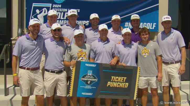 LSU men's golf qualifies for NCAA Nationals after top-five finish in home regional