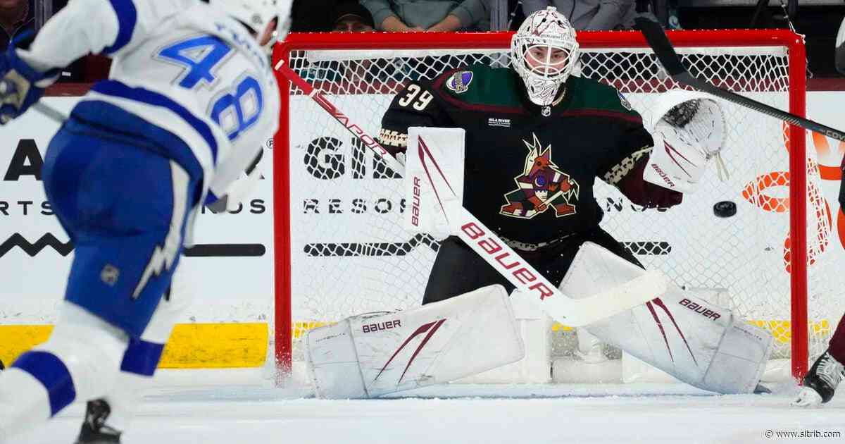 Utah goalkeeper has one of the NHL’s best stories and the award to prove it