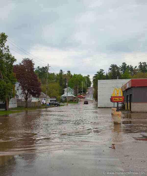 Breaking: Flash Flood in downtown Bancroft