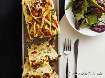 Spätzlekuchen mit Paprika