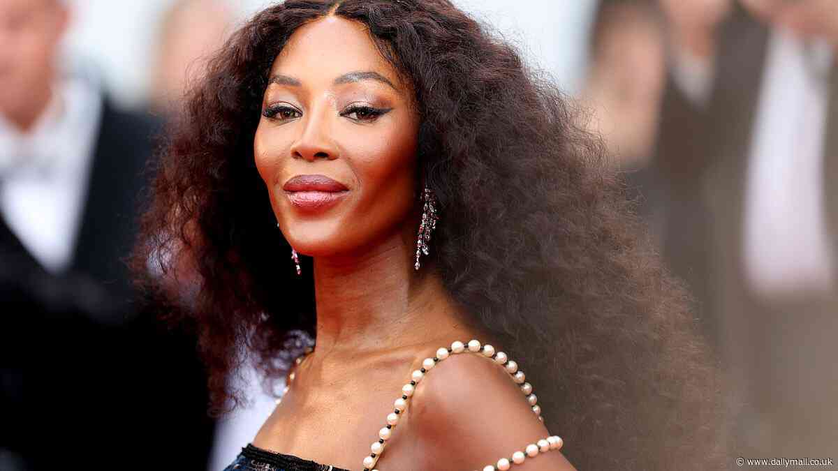 Cannes Film Festival: Naomi Campbell, 53, stuns in sparkly black dress as she commands the red carpet at the Furiosa: A Mad Max Saga premiere