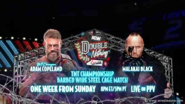 Barbed Wire Steel Cage Match Confirmed For AEW Double Or Nothing