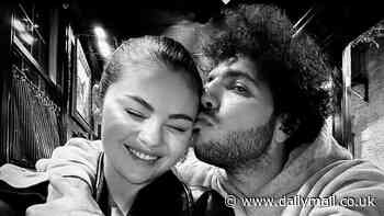 Selena Gomez shares loved-up snap of boyfriend Benny Blanco kissing her... after he revealed plans to start a family with the actress