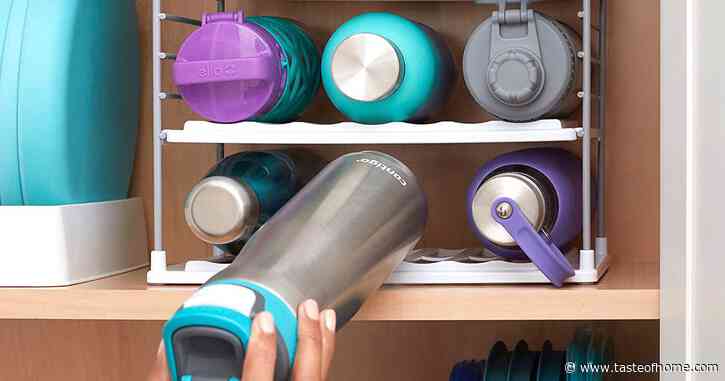 10 Genius Ways to Store and Organize Water Bottles
