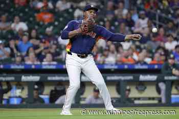 Valdez strikes out eight in seven innings, Astros limit A’s to two hits in 3-0 victory