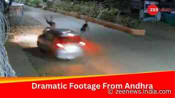 Total Filmy! Assassination Attempt Of Andhra Politician`s Bodyguard Caught On Camera