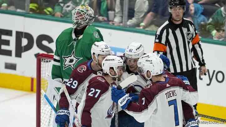 Makar scores 2 goals and Avalanche beat Stars 5-3 in Game 5 to stay alive in playoffs