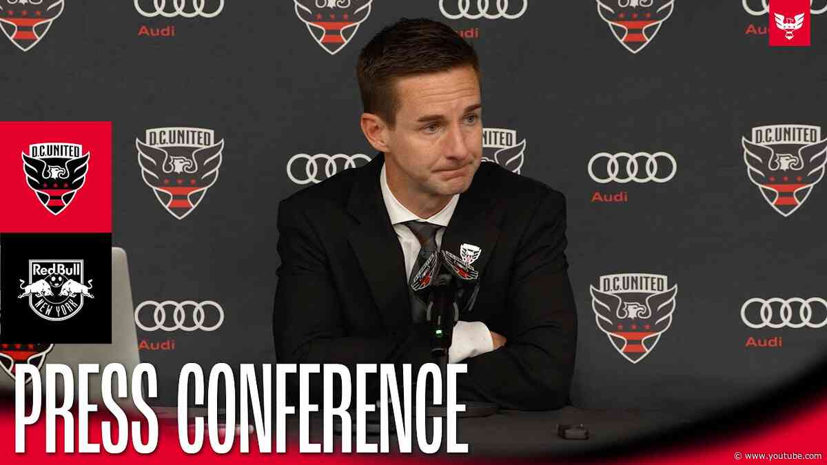 Troy Lesesne Post-Match Press Conference | D.C. United vs. New York Red Bulls | MLS 2024