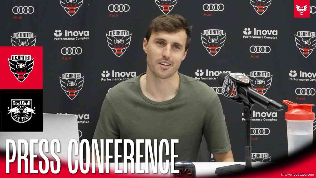 Jared Stroud Pre-Match Press Conference | D.C. United vs. New York Red Bulls | MLS 2024