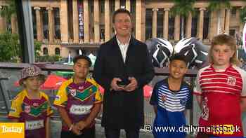 Awkward moment Today star Alex Cullen makes an X-rated joke on-air in front of a group of children