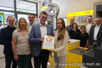 WEZ und Deutsche Post feiern in Bad Oeynhausen „Silberne Hochzeit“