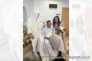 Couple marry at Blackburn hospital so bride's dad can attend