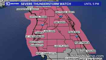 Thunderstorm watch canceled for Tampa Bay area