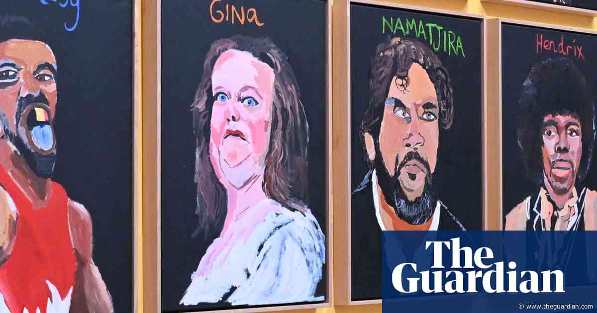 Vincent Namatjira says ‘people don’t have to like my paintings’ after Gina Rinehart demands portrait be removed