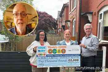 Fairfield General Hospital worker wins Made in Bury Weekly £2,000 Draw