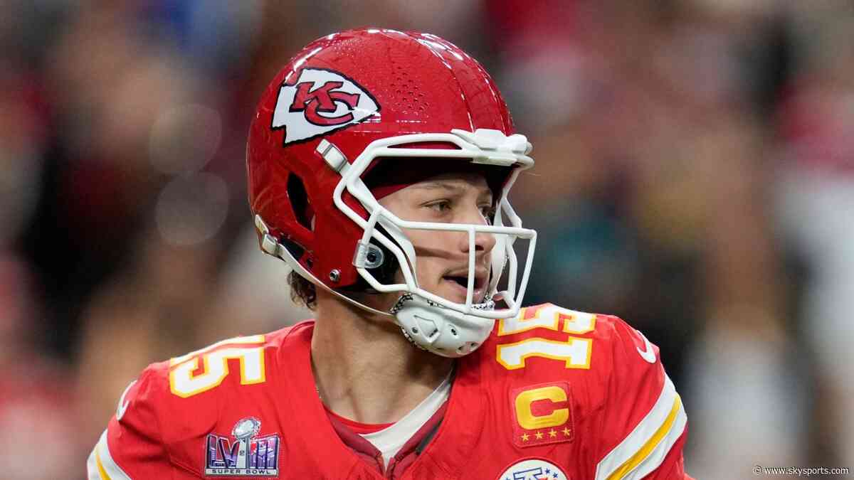 NFL schedule released as Mahomes' Chiefs have tough start