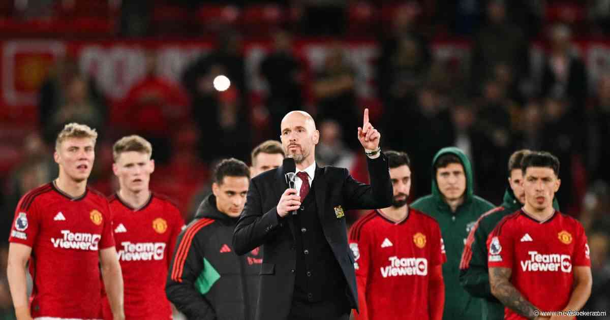 Ten Hag oogst applaus met speech na thuiszege Manchester United: ‘Jullie zijn de beste fans ter wereld’
