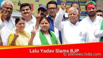 `Hell Bent On Ending Reservation, Democracy And Constitution`: Lalu Yadav Warns People Against BJP