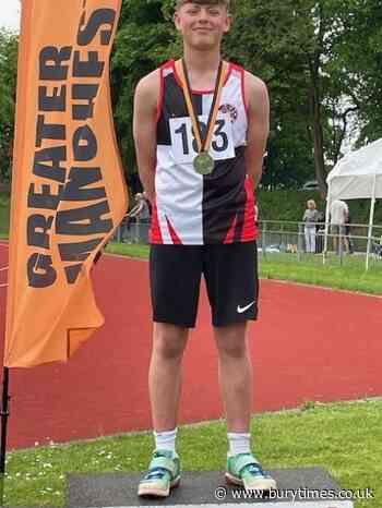 Bury AC youngster Oliver scoops five big medals for club
