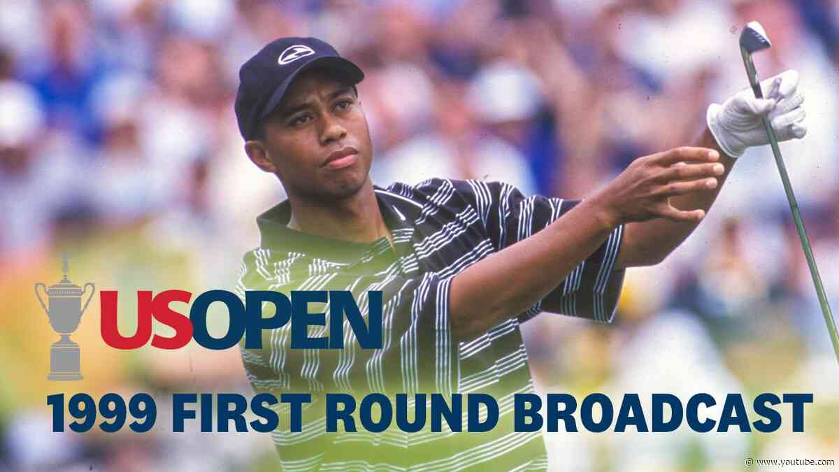 1999 U.S. Open (Round 1): Tiger Woods Kicks Things off at Pinehurst No. 2 | Full Broadcast