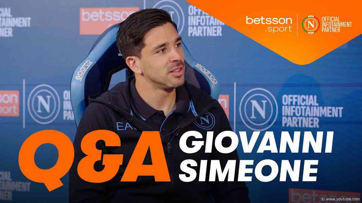 💙 SSC NAPOLI: Q&A CON GIOVANNI SIMEONE | Presented by @BetssonSport