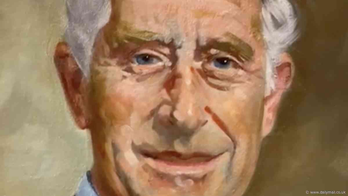 British painter famous for his royal portraits says Jonathan Yeo's 'fiery' new work does not capture 'the real Charles' - as he gives first glimpse of his own painting of the King