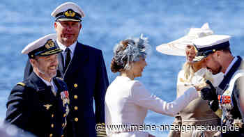 Verwirrung bei Begrüßung von König Frederik und Königin Mary – Haakon bricht das Protokoll