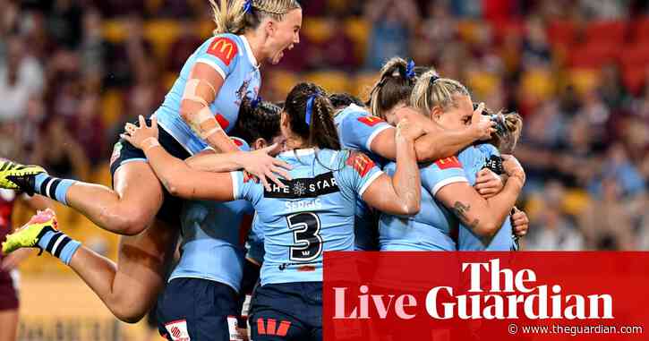 Queensland Maroons v NSW Sky Blues: Women’s State of Origin 2024 Game One – live