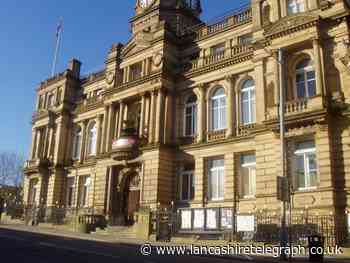 Burnley Town Hall lights brighten up council meeting