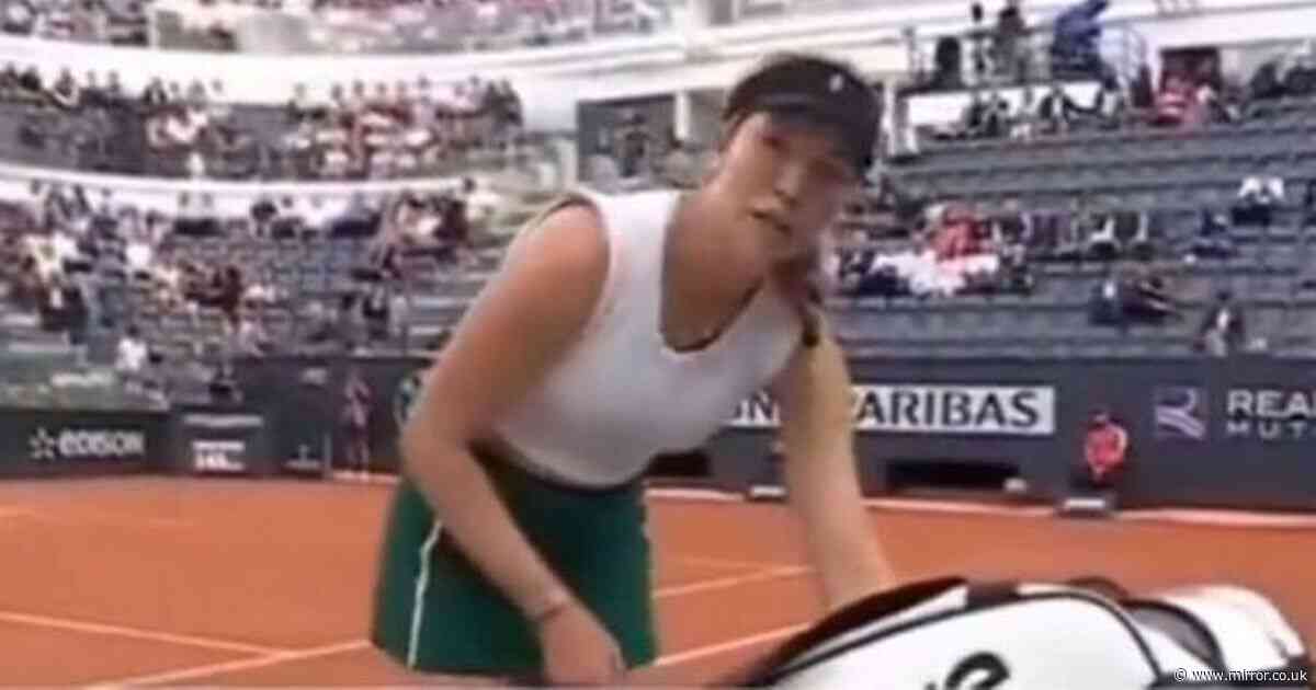 Furious tennis star yells at Italian Open crowd and fires three-word demand to cameraman