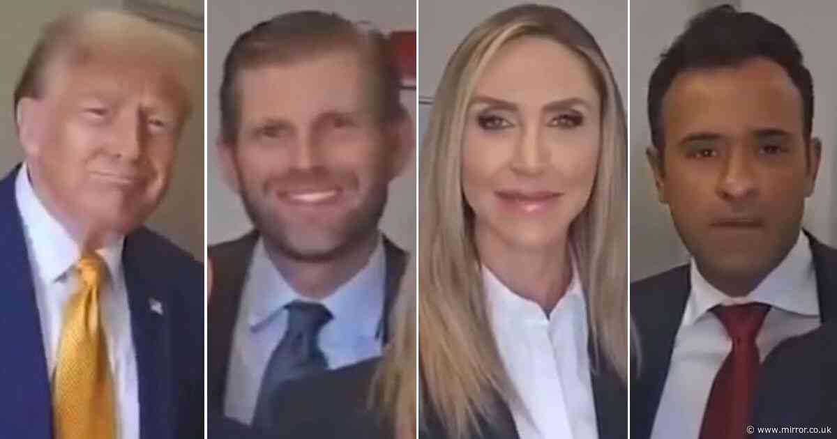 Donald Trump and allies mocked mercilessly for filming cringe campaign ad in hush money courthouse