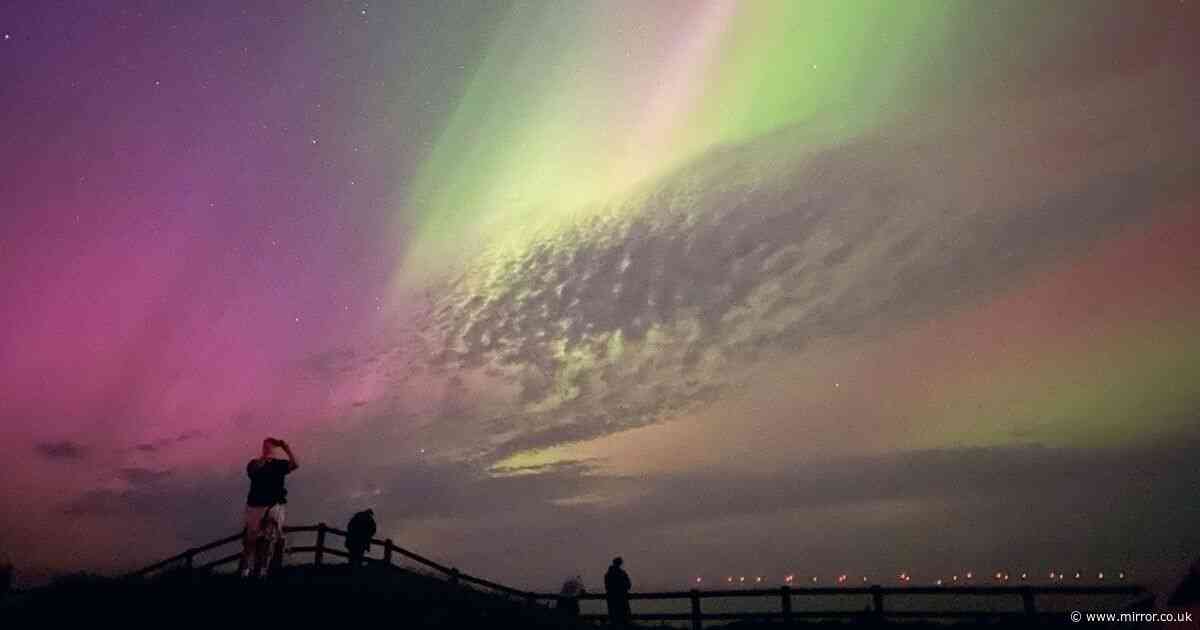 Northern Lights could return to UK this week as latest solar storm to fire colours across night sky