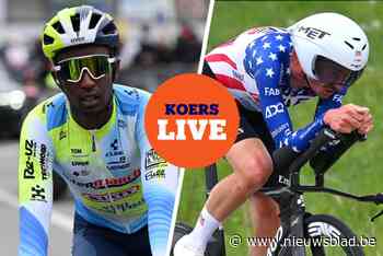LIVE KOERS. Biniam Girmay maakt comeback na val in Giro, Brandon McNulty verlengt Amerikaanse titel tijdrijden