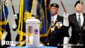Ceremony marks Freedom Flame's historic UK visit
